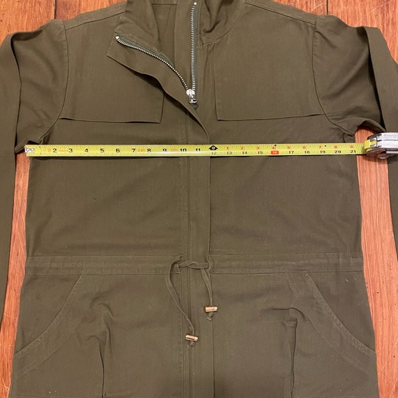 NWOT URBAN OUTFITTERS cotton jacket with zipper - waist cinch. - Picture 4 of 7